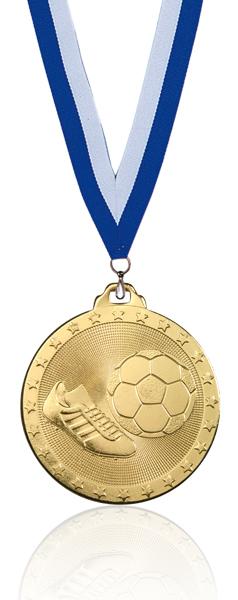 MEDALLA FUTBOL ORO Ø 5 CM