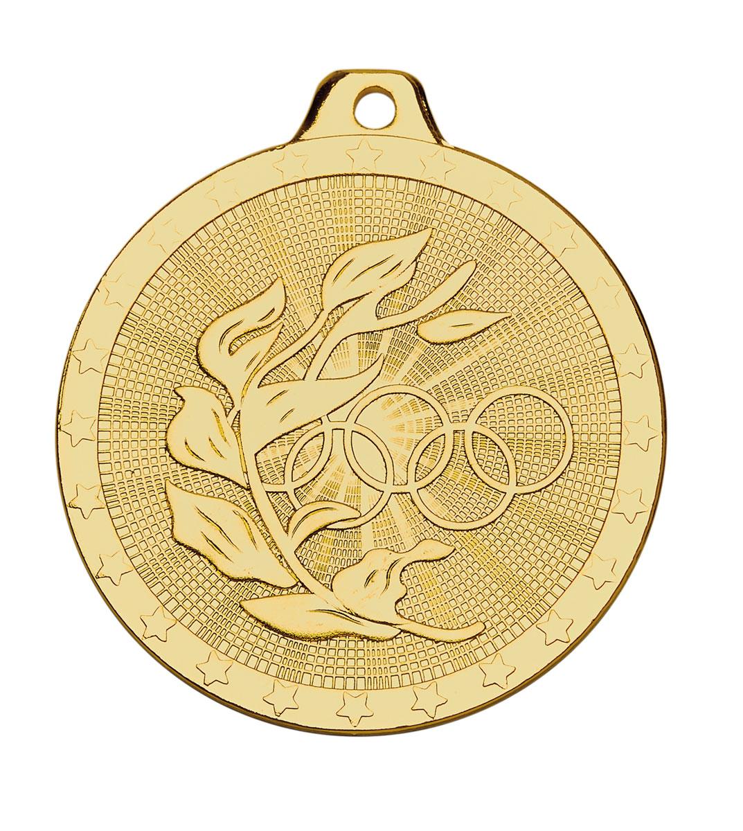 MEDALLA 50 MM ALEGORICA ORO